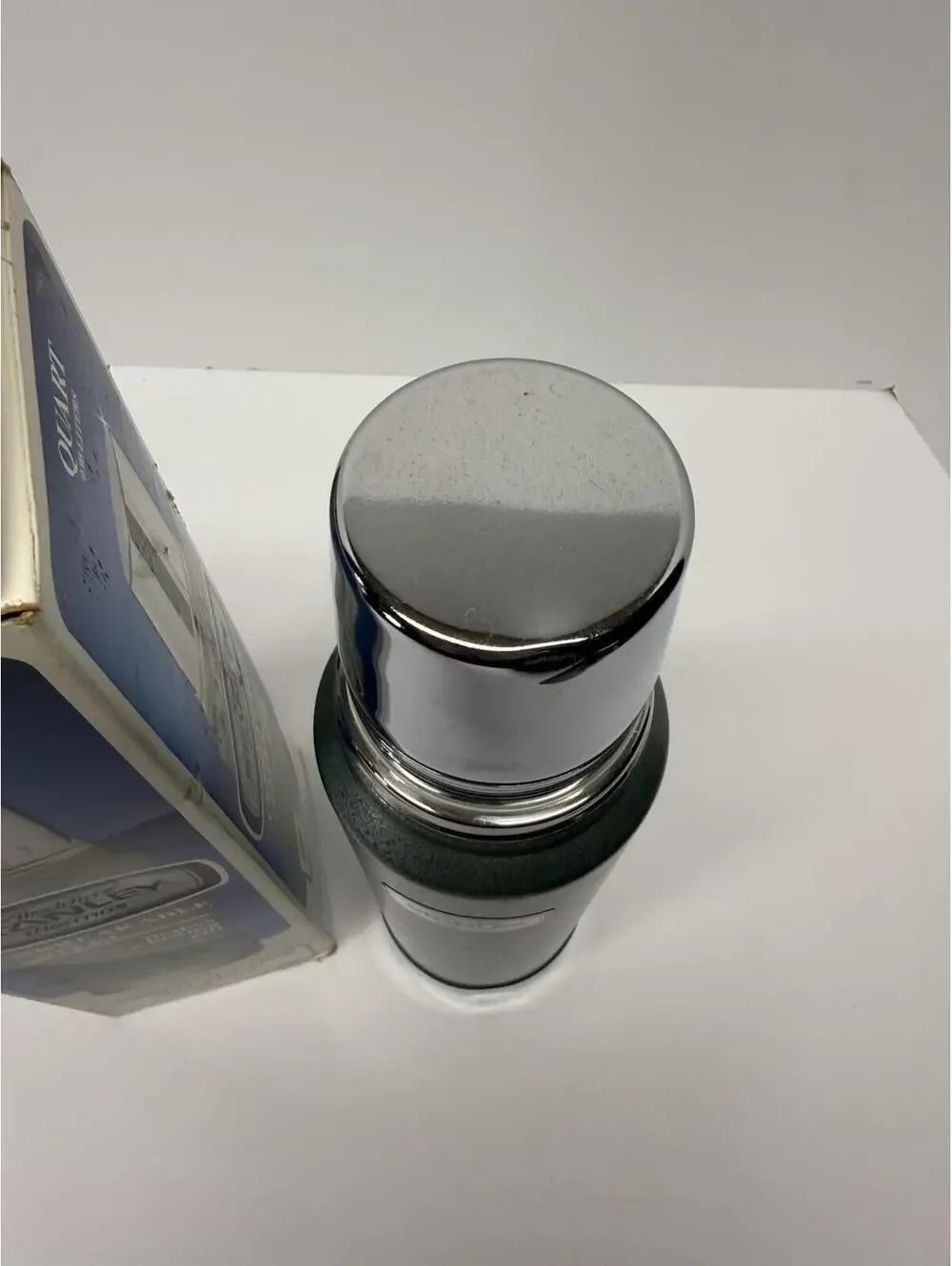 Stanley Thermos Green Aladdin's Quart NO. A-1357 B Steel 0.95LVintage 90's - Picture 4 of 15